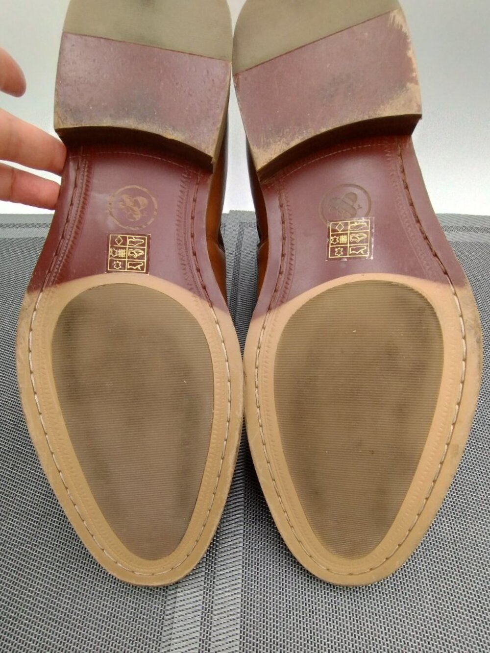 Thomas & Vine Corbin Chelsea Leather Boot Cognac Size 10 - Picture 9 of 13